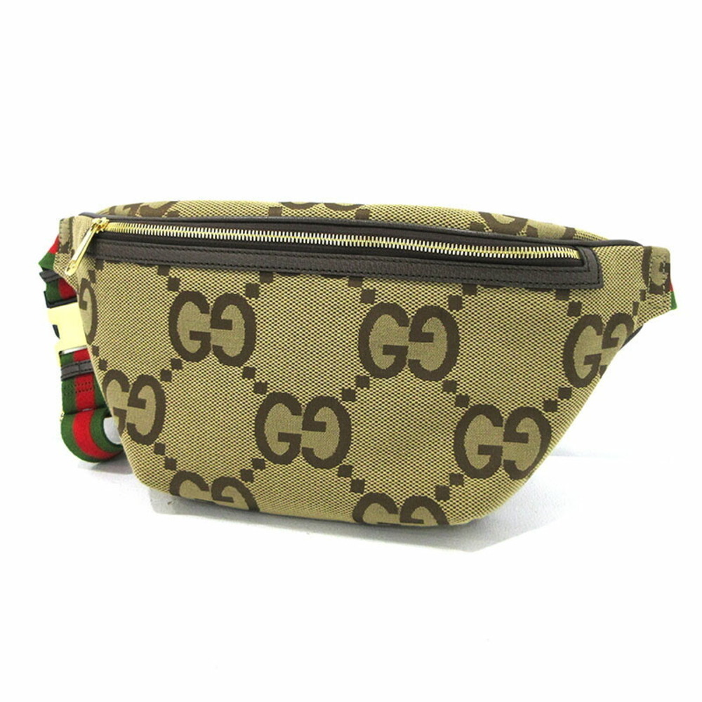 Gucci Jumbo GG Belt Bag Waist Body Brown - Picture 1 of 7